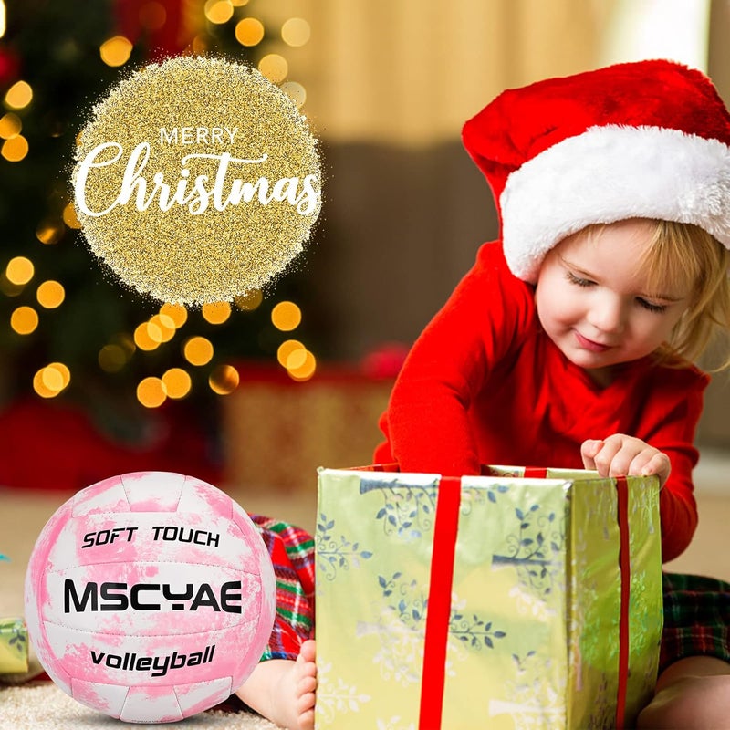 MSCYAE Volleyball Official Size 5,Soft Touch Volleyballs for Kids Youth Adults, Indoor Outdoor Volleyball for Beginners Backyard Park Beach Play Ball Games(Best Gift) - Image 5